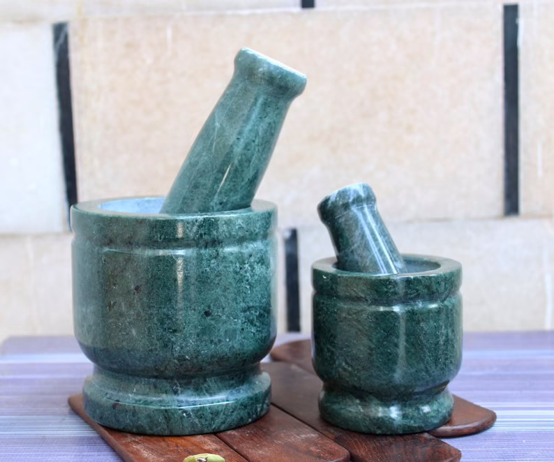 green-marble-mortar